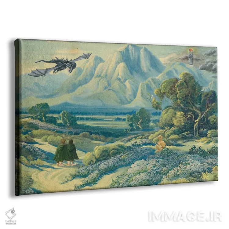 تابلو سفر جادهای اثر کورتنی هیرشه - نمای پرسپکتیو محصول