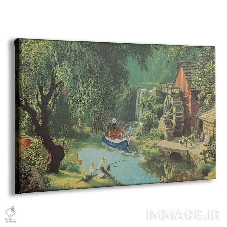 تابلو تجسم ناب اثر کورتنی هیرشه - نمای پرسپکتیو محصول