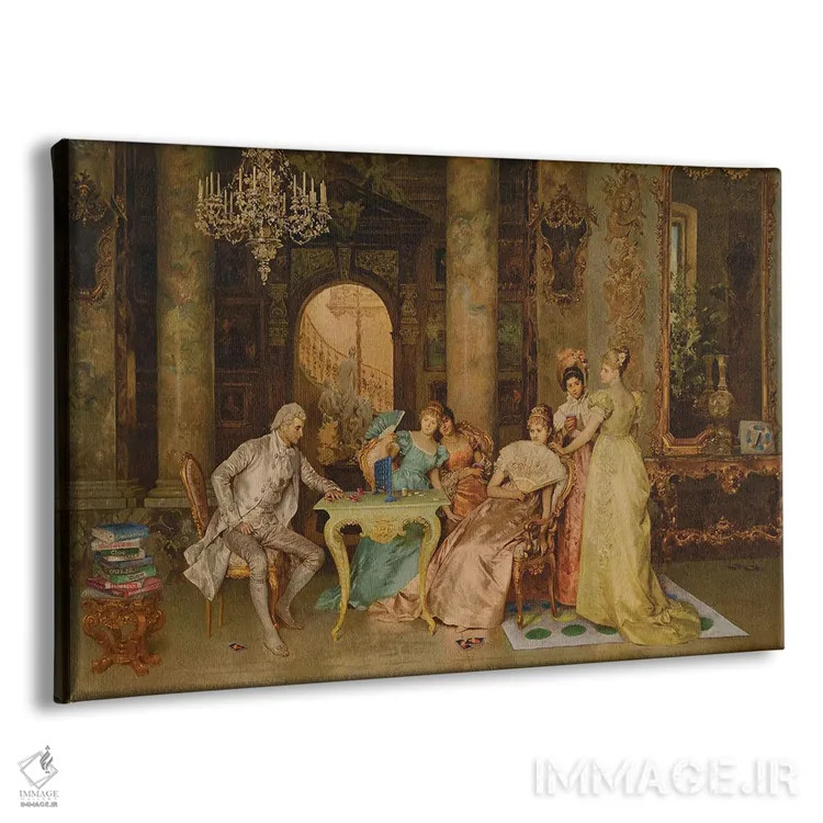 تابلو شب بازی اثر کورتنی هیرشه - نمای پرسپکتیو محصول