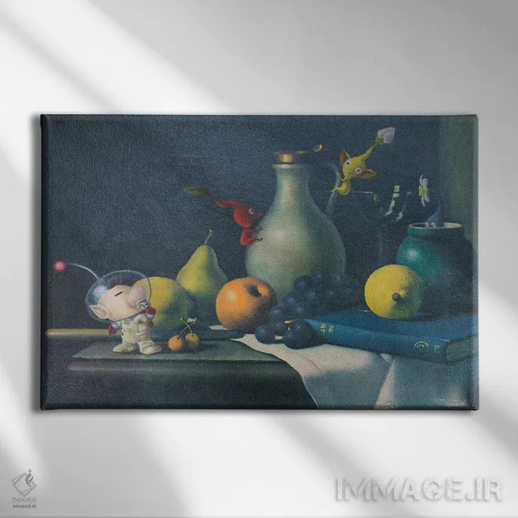 تابلو کشتی اساس دلفین (کشتی خیالی) اثر کورتنی هیرشه - نمای روبهرو روی دیوار