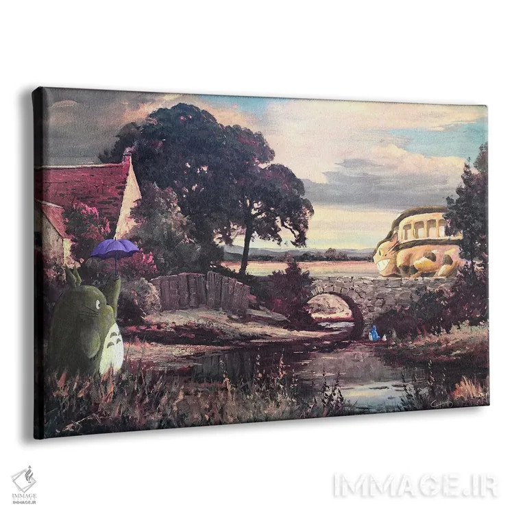 تابلو ژاپن روستایی اثر کورتنی هیرشه - نمای پرسپکتیو محصول