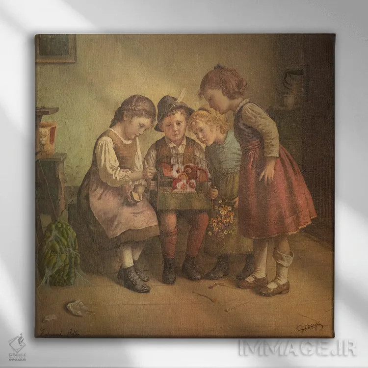 تابلو میانوعدههای نیمهشب اثر کورتنی هیرشه - نمای روبهرو روی دیوار