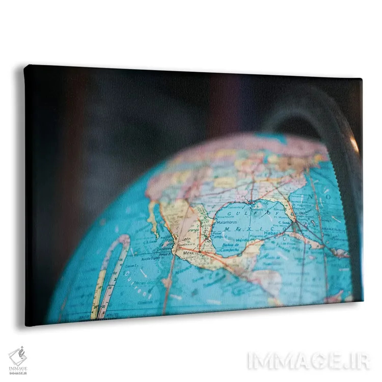 تابلو کره زمین ۱ اثر چلسیا ویکتوریا - نمای پرسپکتیو محصول