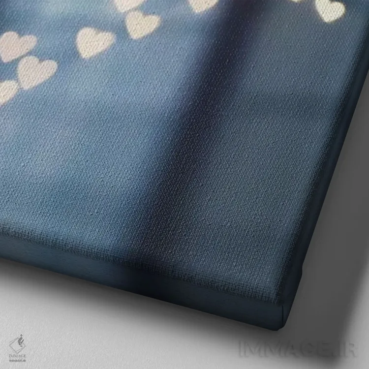 تابلو در انتظار رومئو اثر چلسیا ویکتوریا - نمای نزدیک بافت بوم