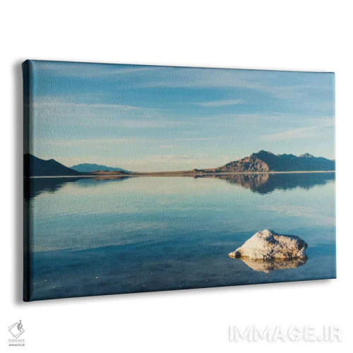 تابلو دریاچهٔ نمک اثر چلسیا ویکتوریا - نمای پرسپکتیو محصول