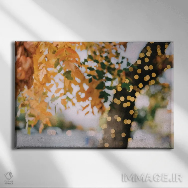 تابلو درخشش و تابش اثر چلسیا ویکتوریا - نمای روبهرو روی دیوار