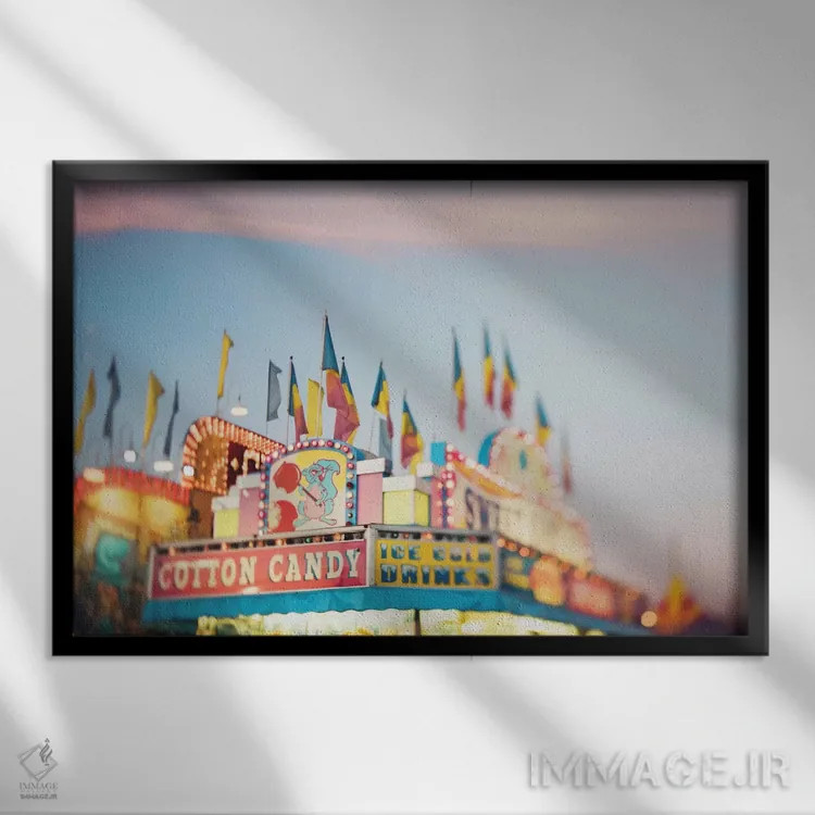 تابلو کارناوال اثر چلسیا ویکتوریا - نمای قابدار مشکی