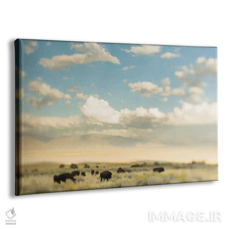 تابلو گله اثر چلسیا ویکتوریا - نمای پرسپکتیو محصول