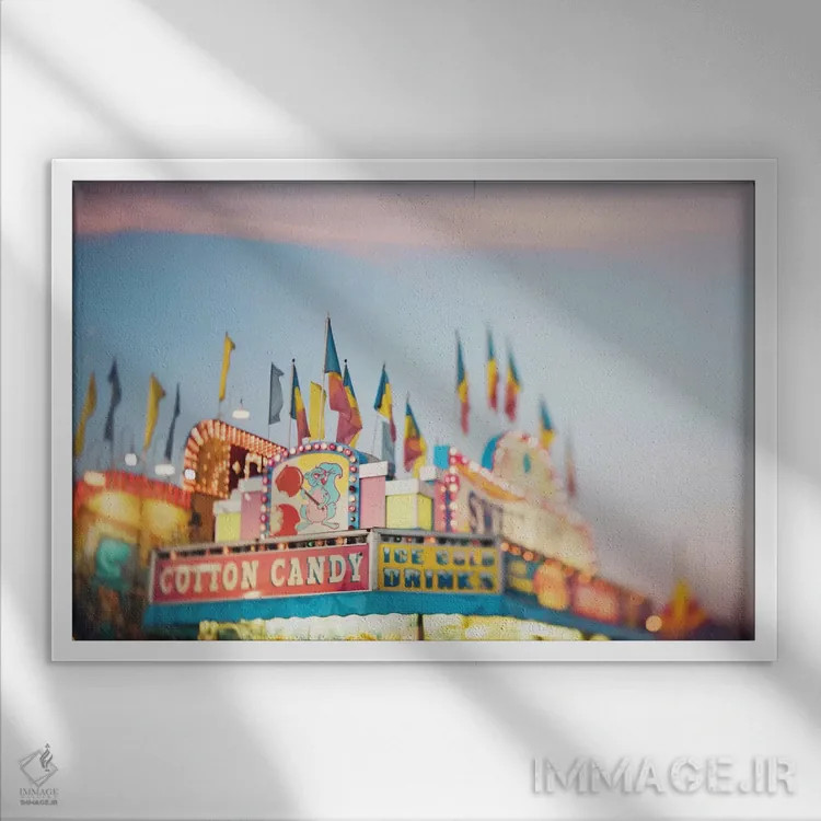 تابلو کارناوال اثر چلسیا ویکتوریا - نمای قابدار سفید