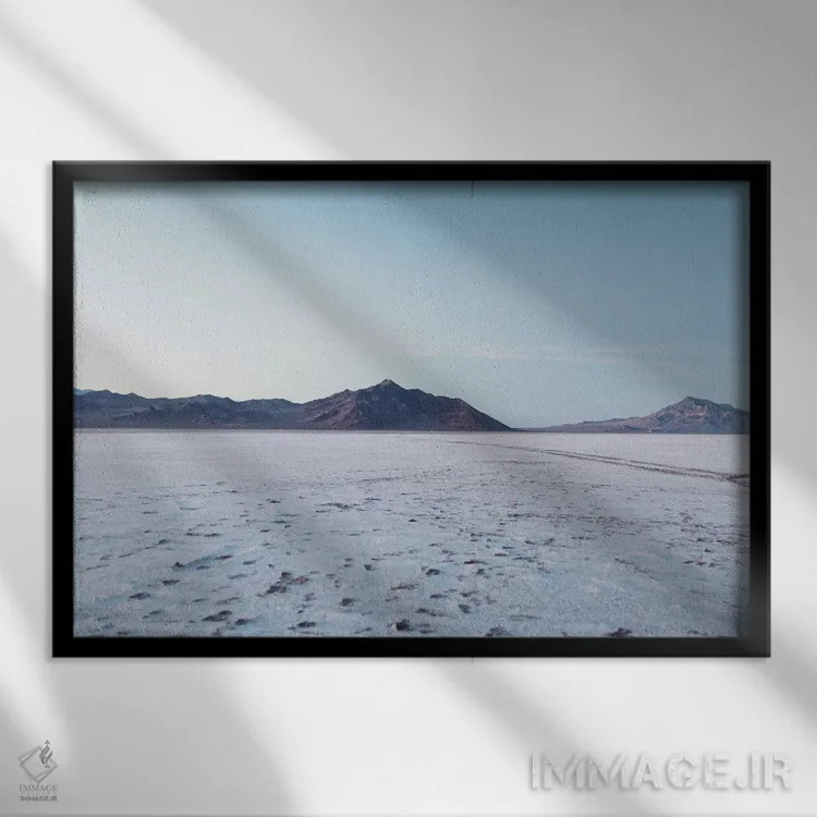 تابلو شهر سالت لیک (آمریکا) اثر چلسیا ویکتوریا - نمای قابدار مشکی