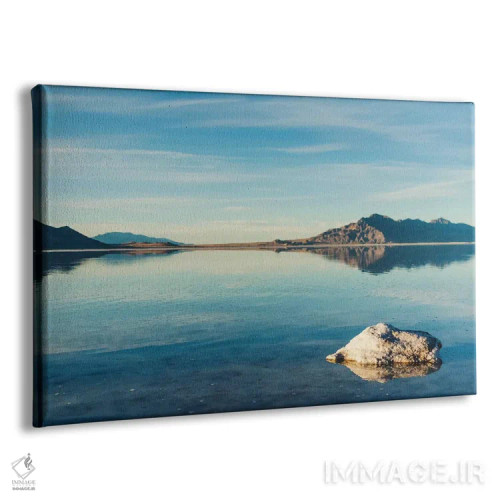 تابلو دریاچه بزرگ نمک ۲ اثر چلسیا ویکتوریا - نمای پرسپکتیو محصول