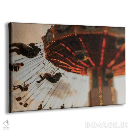 تابلو صندلیهای پرنده اثر چلسیا ویکتوریا - نمای پرسپکتیو محصول