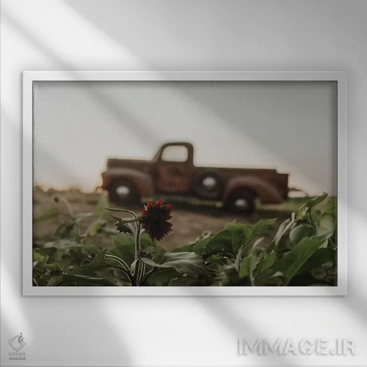 تابلو بیدار شو و بدرخش اثر چلسیا ویکتوریا - نمای قابدار سفید