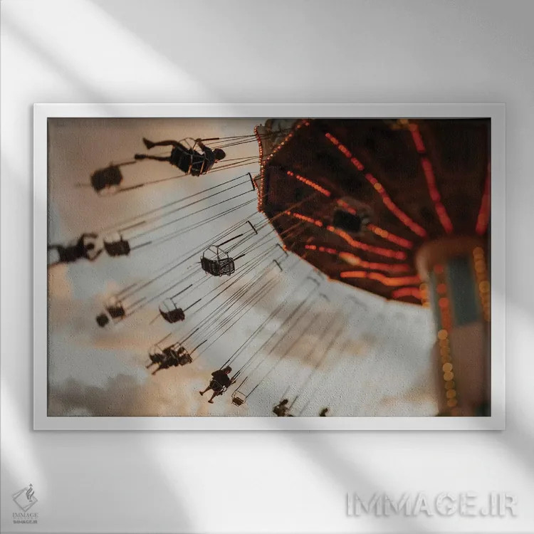 تابلو تاب اثر چلسیا ویکتوریا - نمای قابدار سفید