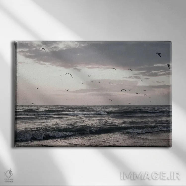 تابلو دریاچه ایری اثر چلسیا ویکتوریا - نمای روبهرو روی دیوار