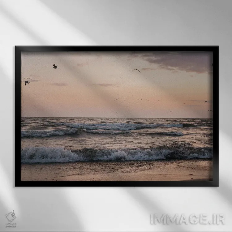 تابلو بهشت اثر چلسیا ویکتوریا - نمای قابدار مشکی