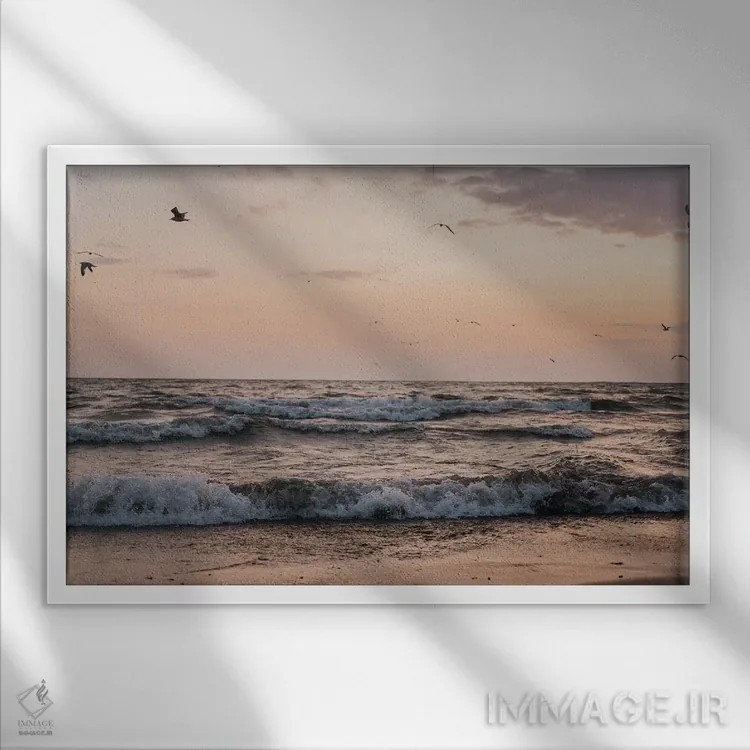 تابلو بهشت اثر چلسیا ویکتوریا - نمای قابدار سفید