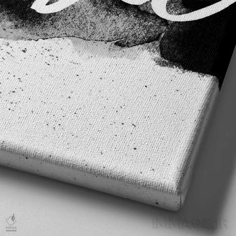 تابلو ناماسته (عبارت سلام و احترام هندی) اثر چلسیا ویکتوریا - نمای نزدیک بافت بوم