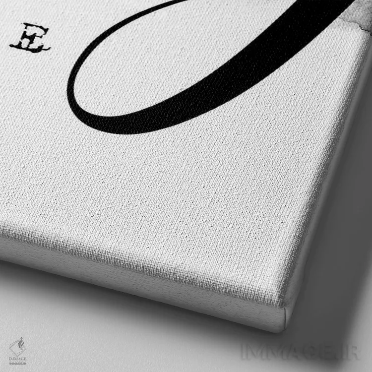 تابلو کمی بمان اثر چلسیا ویکتوریا - نمای نزدیک بافت بوم