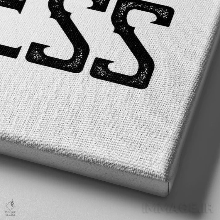 تابلو به روند اعتماد کن اثر چلسیا ویکتوریا - نمای نزدیک بافت بوم