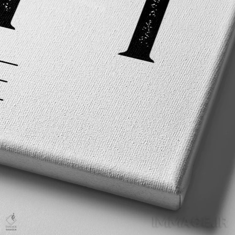 تابلو اینجا جای خوشبختی ماست اثر چلسیا ویکتوریا - نمای نزدیک بافت بوم