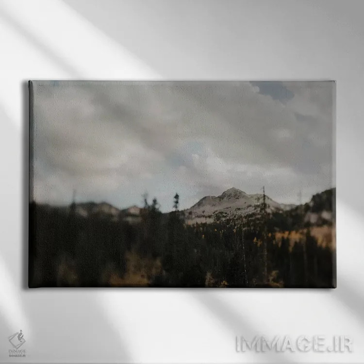 تابلو کوهستانها اثر چلسیا ویکتوریا - نمای روبهرو روی دیوار