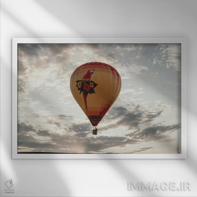 تابلو برخاستن اثر چلسیا ویکتوریا - نمای قابدار سفید