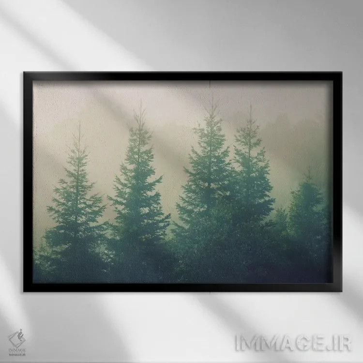 تابلو تا آخرش رفتن اثر چلسیا ویکتوریا - نمای قابدار مشکی