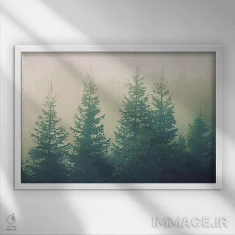 تابلو تا آخرش رفتن اثر چلسیا ویکتوریا - نمای قابدار سفید