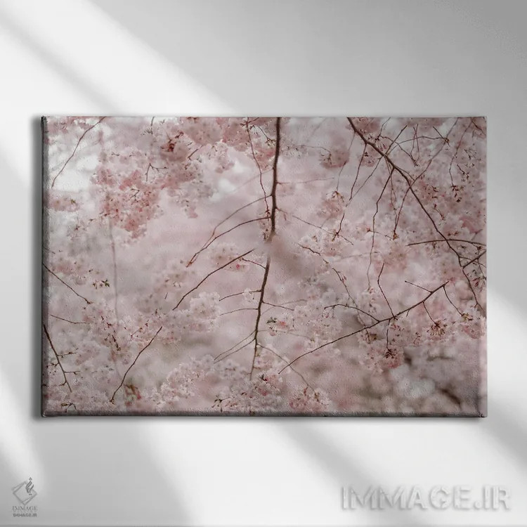 تابلو تب گیلاس اثر چلسیا ویکتوریا - نمای روبهرو روی دیوار