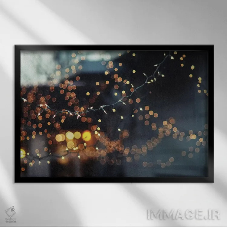 تابلو بیا گم بشویم ۲ اثر چلسیا ویکتوریا - نمای قابدار مشکی