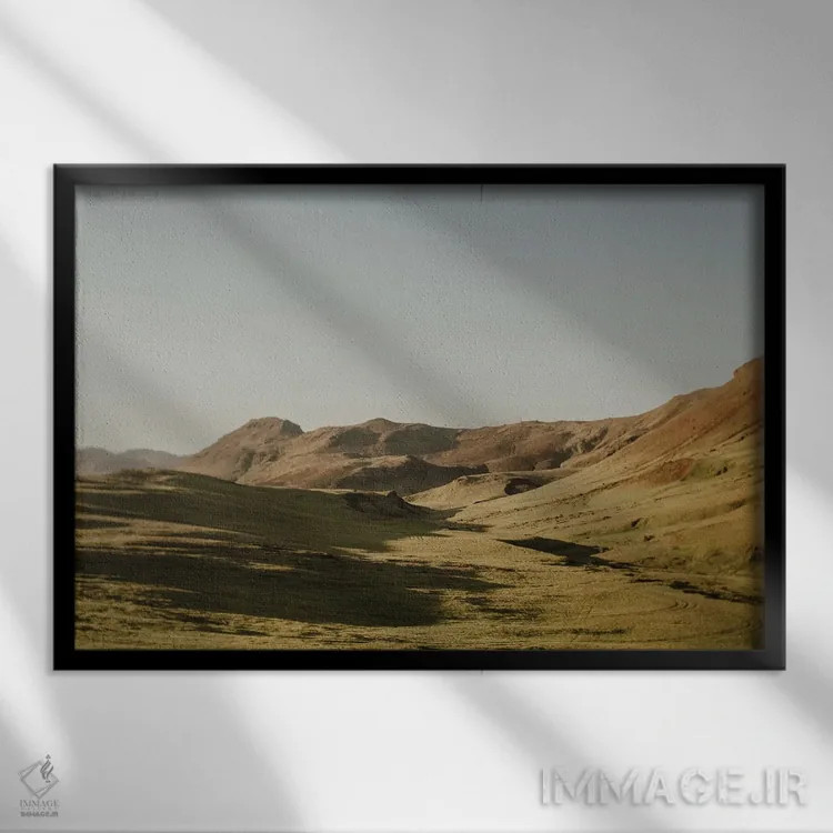 تابلو ویک ایسلند (نام شهر) اثر چلسیا ویکتوریا - نمای قابدار مشکی
