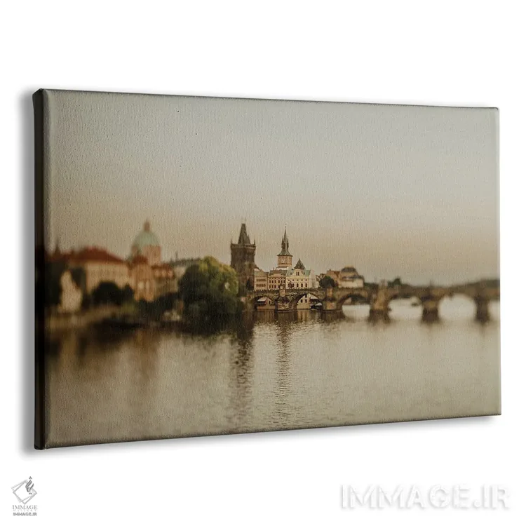 تابلو رودخانه ولتاوا اثر چلسیا ویکتوریا - نمای پرسپکتیو محصول