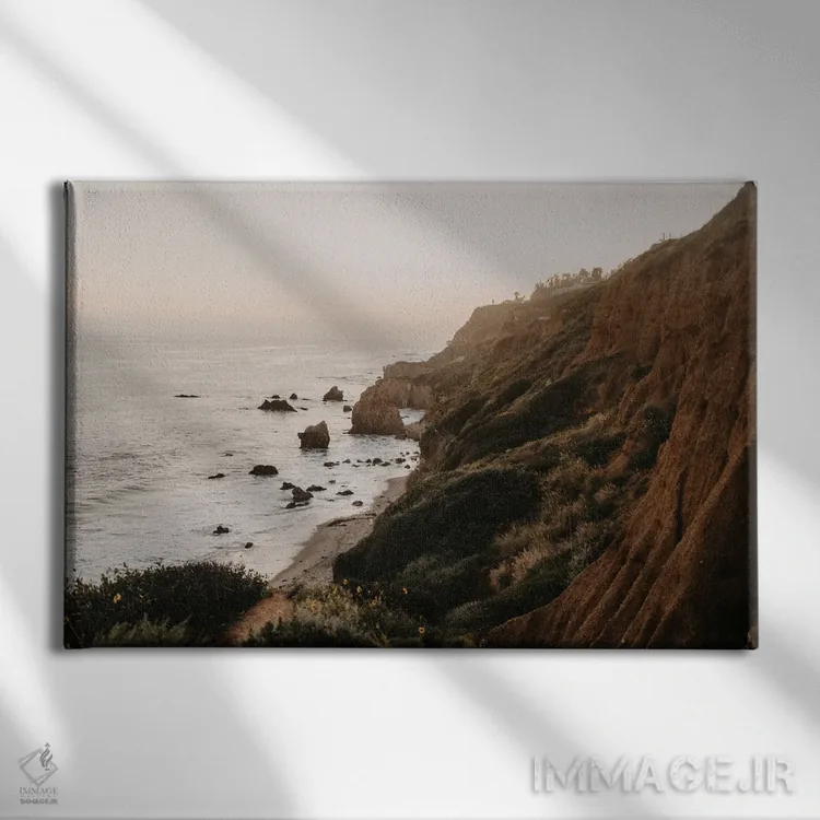 تابلو ساحل ال ماتادور اثر چلسیا ویکتوریا - نمای روبهرو روی دیوار