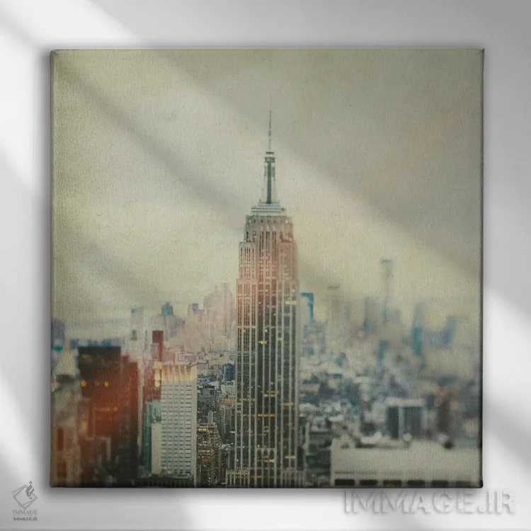 تابلو نیویورک قدیمی اثر چلسیا ویکتوریا - نمای روبهرو روی دیوار