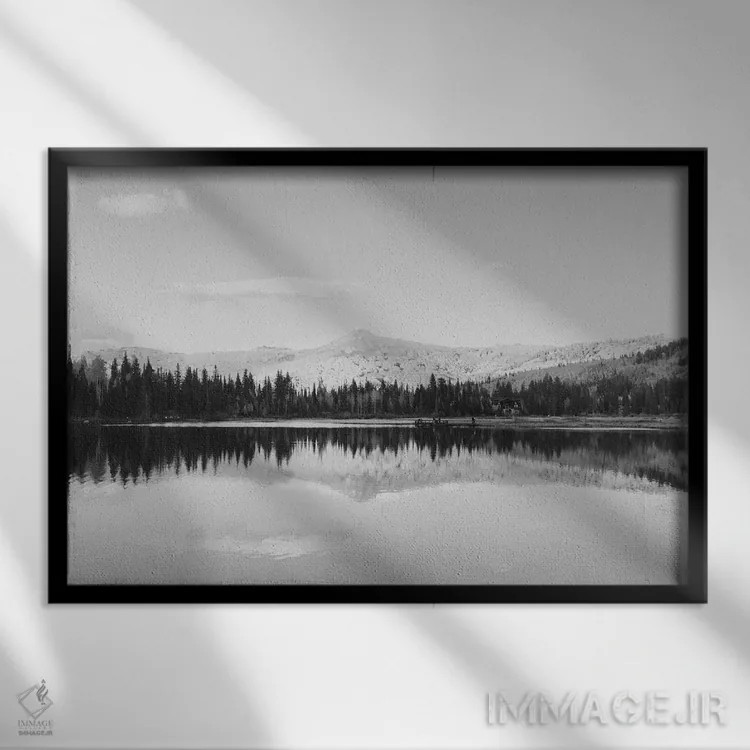تابلو دره کوچک کاتنوود اثر چلسیا ویکتوریا - نمای قابدار مشکی