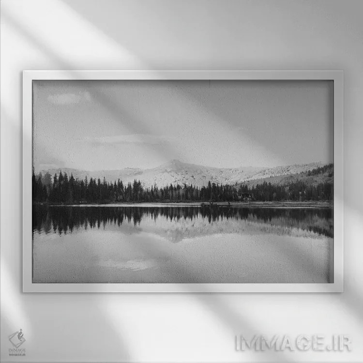 تابلو دره کوچک کاتنوود اثر چلسیا ویکتوریا - نمای قابدار سفید