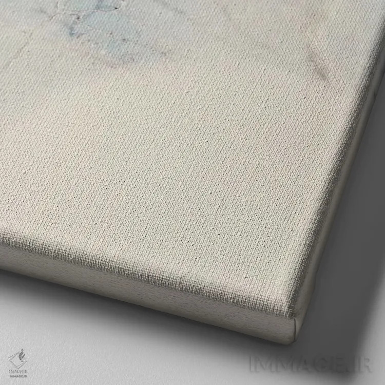 تابلو برف ۳ اثر چلسیا ویکتوریا - نمای نزدیک بافت بوم