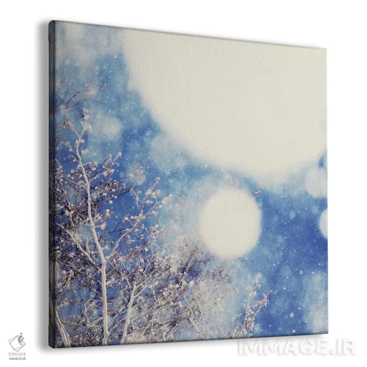 تابلو برف و درختان ۲ اثر چلسیا ویکتوریا - نمای پرسپکتیو محصول