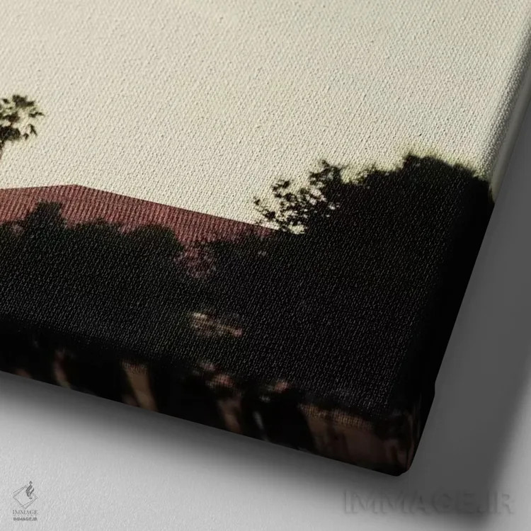 تابلو عشق کالیفرنیا اثر چلسیا ویکتوریا - نمای نزدیک بافت بوم