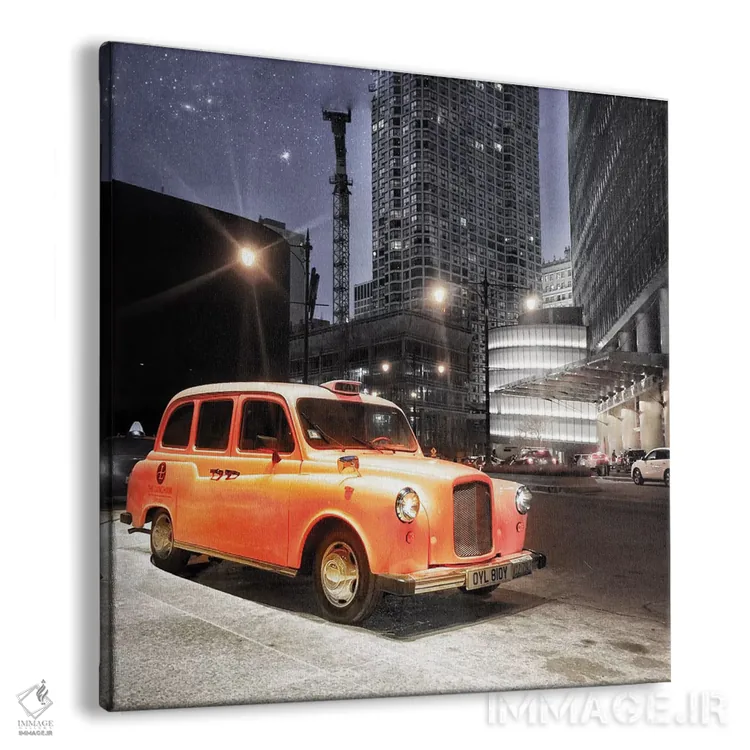 تابلو تاکسی لانگهام اثر کیتلین ورا - نمای پرسپکتیو محصول