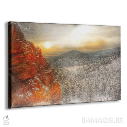 تابلو سنگ آتشی اثر کیتلین ورا - نمای پرسپکتیو محصول