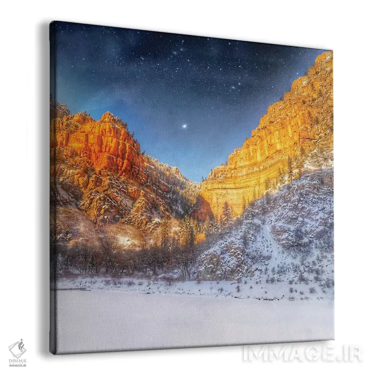 تابلو درهٔ کوهستانی اثر کیتلین ورا - نمای پرسپکتیو محصول