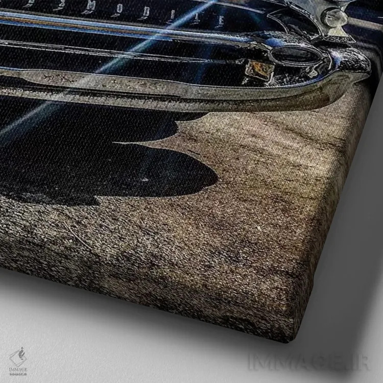 تابلو میامی (شهر آمریکا) اثر کیتلین ورا - نمای نزدیک بافت بوم