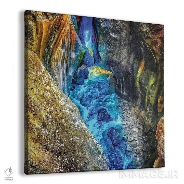 تابلو جادهٔ آبی اثر کیتلین ورا - نمای پرسپکتیو محصول