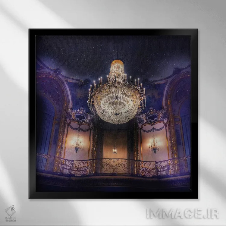 تابلو توپ اثر کیتلین ورا - نمای قابدار مشکی