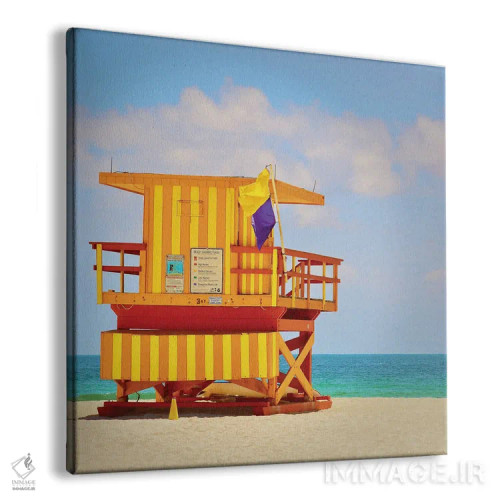 تابلو ایستگاه نجات غریق اثر کارلوس وارگاس - نمای پرسپکتیو محصول