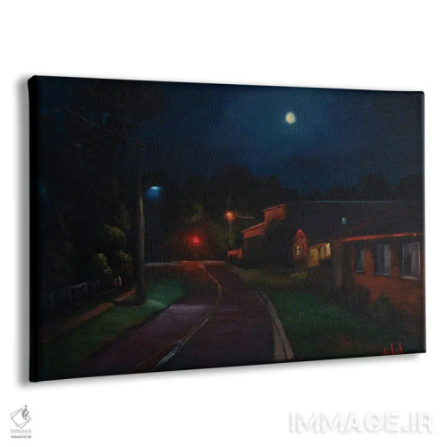 تابلو محله ۲ اثر کریستوفر ویدال - نمای پرسپکتیو محصول