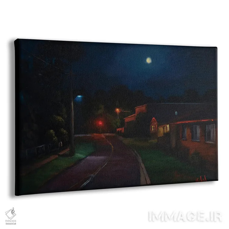 تابلو محله ۲ اثر کریستوفر ویدال - نمای پرسپکتیو محصول