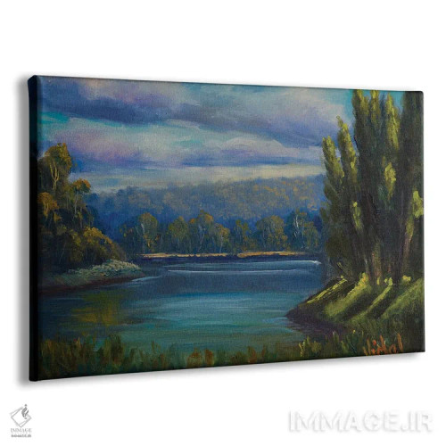 تابلو یک صبح زمستانی در یاراموندی اثر کریستوفر ویدال - نمای پرسپکتیو محصول